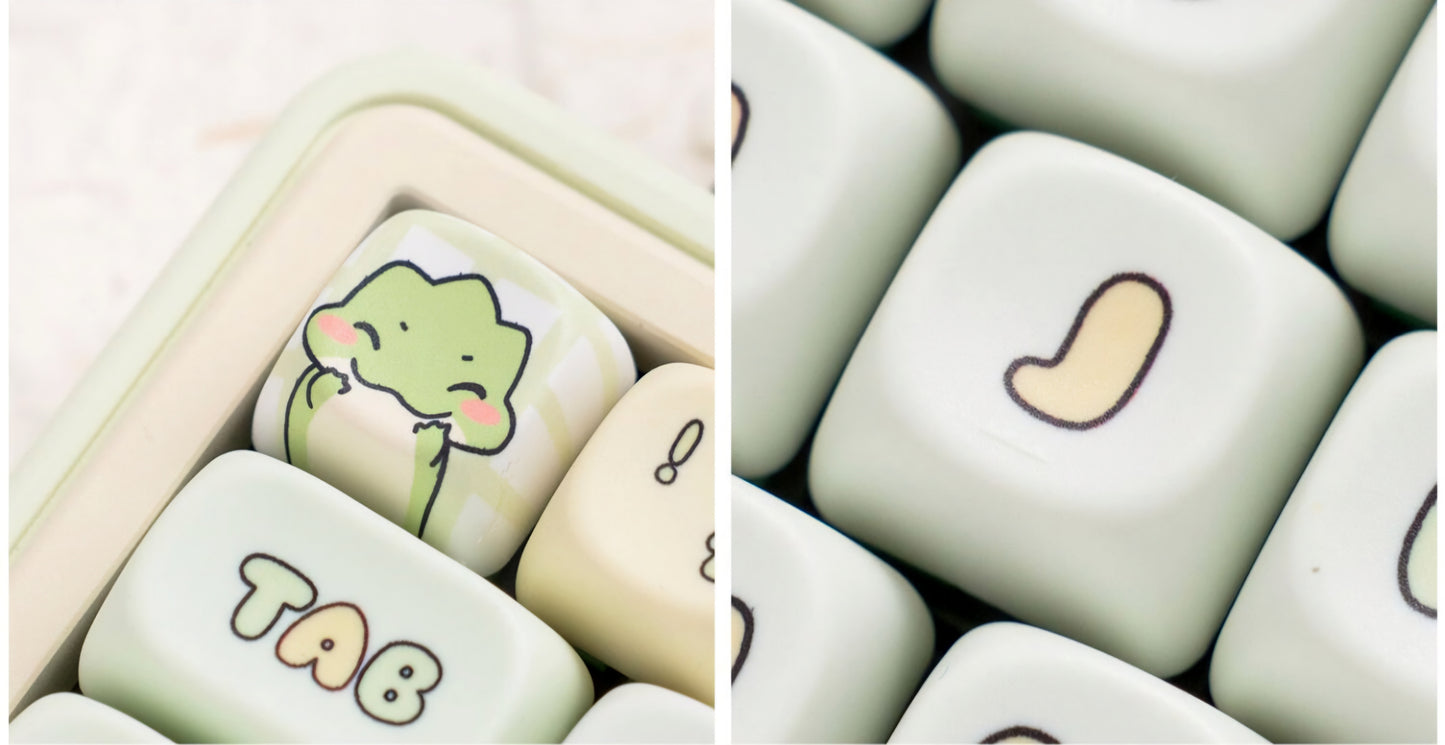 Dinosaurs MOA Profile PBT Keycaps