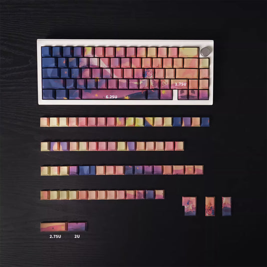 Polaris Side Backlit Doubleshot Cherry PBT