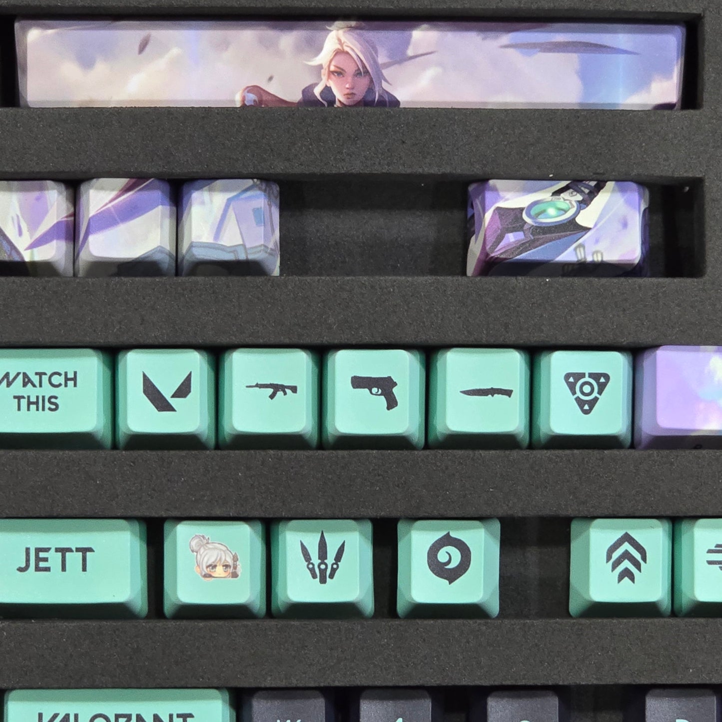 Valorant JETT Special Edition High Quality Keycaps 33 Keys