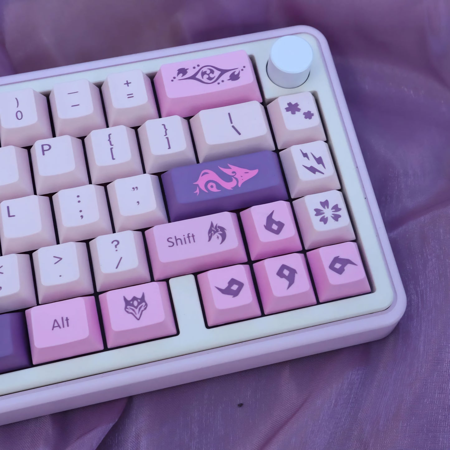 Lightning Sakura Sword Cherry PBT Keycaps