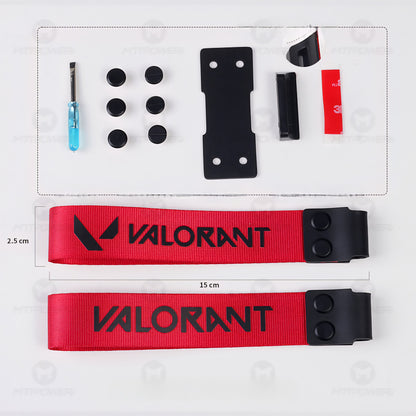 Valorant Topography Wooting Style Ribbon Straps Kit For Keyboard