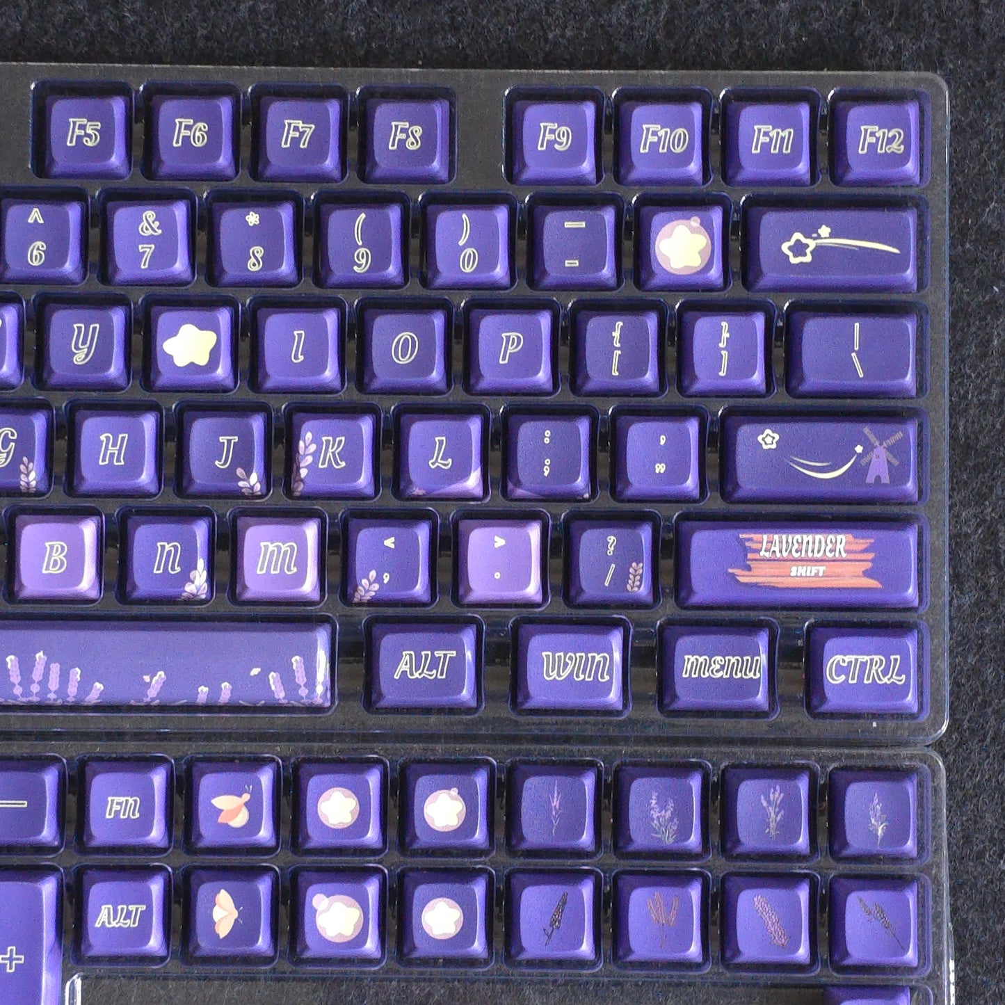 Lavender XDA PBT Keycaps