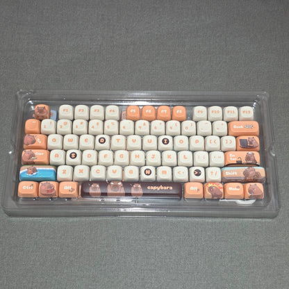 Capybara Dreams Quality MOA PBT Keycaps
