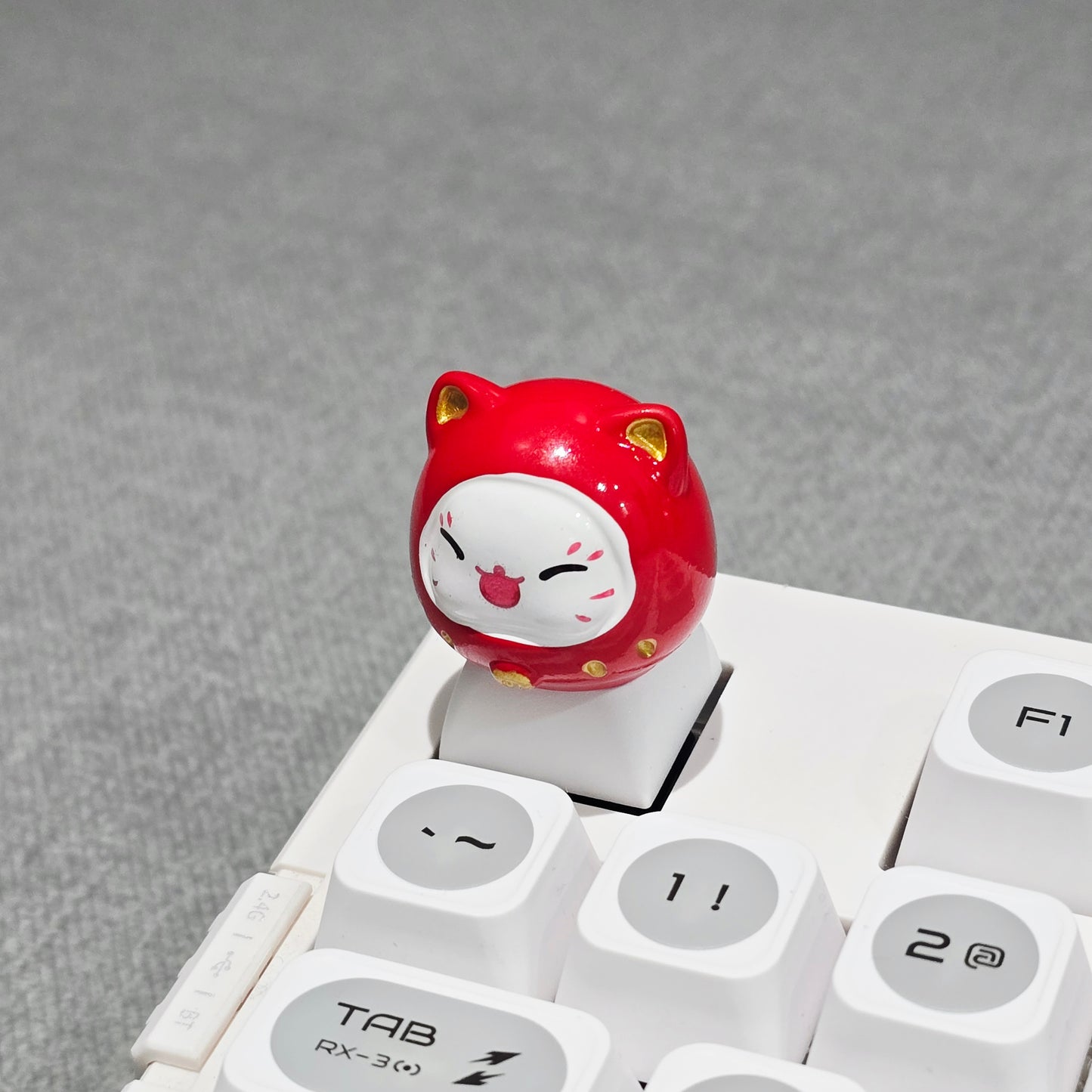 Lucky Fortune Cat Resin Artisan Keycap