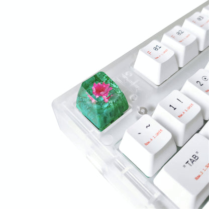 Flower Series Resin Artisan Keycap 1U