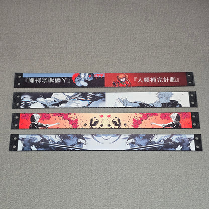 Anime Ribbon Straps with Adhesive And Installation Kit For Keyboard