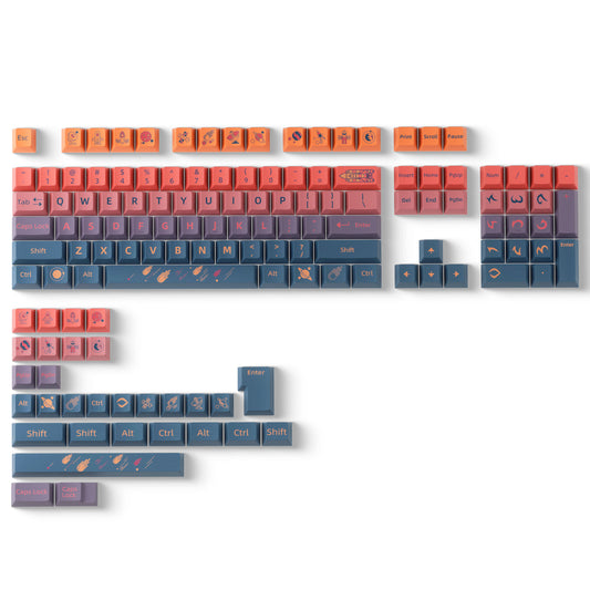 Spacecraft Theme Cherry Profile Keycaps Set