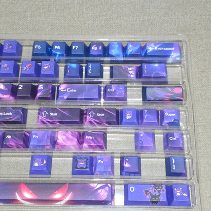 Gengar Dual Tone Extended  PBT PC Cherry Keycaps