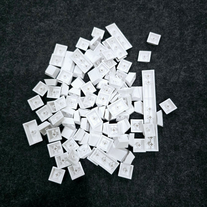 Thick Cherry 1.8mm White Blank Keycaps