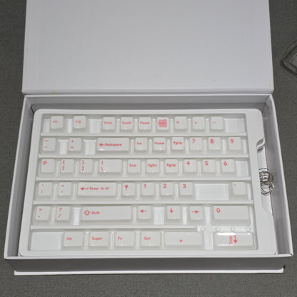 Glaze Full Ceramic Crush Pink Cherry Profile 120-Key Keycap Set