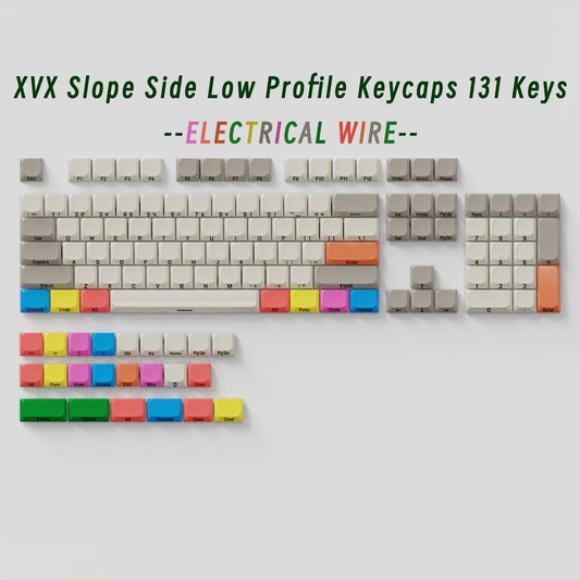 Electrical Wire Slope Low Profile Side Printed Keycap