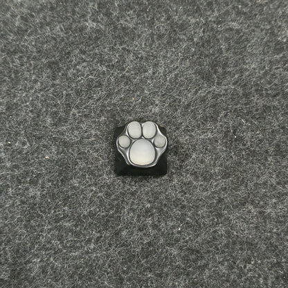Silicon Cat Paw Heavy Metal Base Artisan Keycap 1u