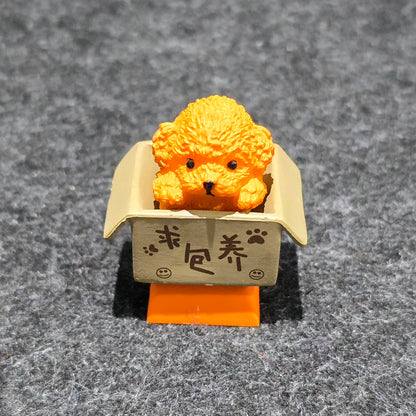Puppy In Basket Resin Artisan Keycap