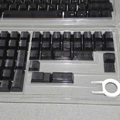 Crystal Blank Transparent Keycaps Full Set