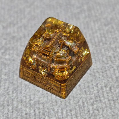 Ancient Egypt Temples Resin Handmade Artisan Keycap 1u