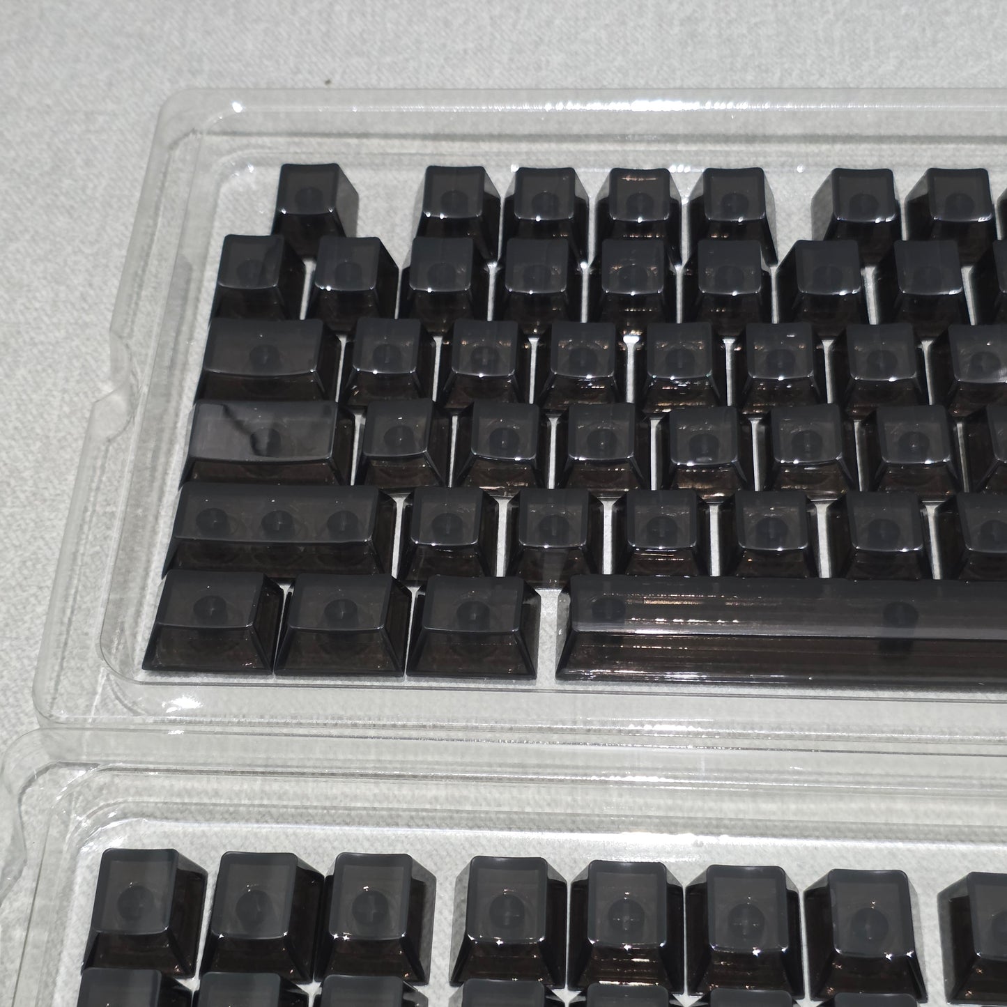 Crystal Blank Transparent Keycaps Full Set