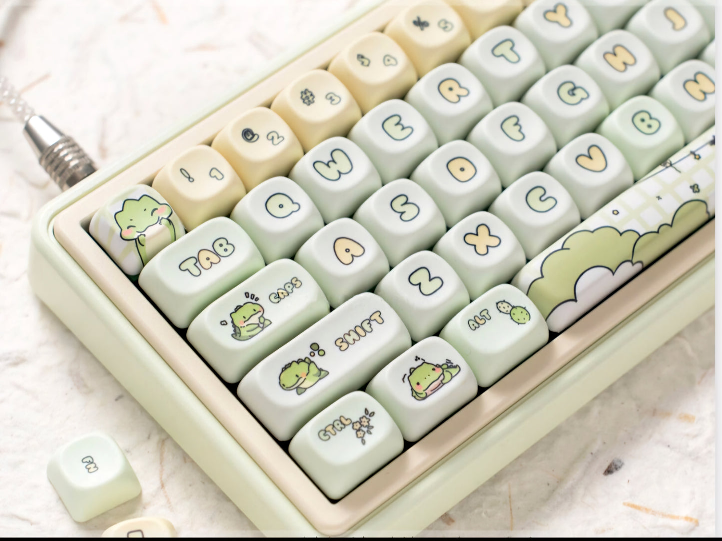 Dinosaurs MOA Profile PBT Keycaps