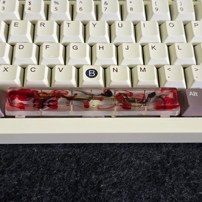 Samurai Sword Resin Spacebar Artisan Keycap  (Read Description)