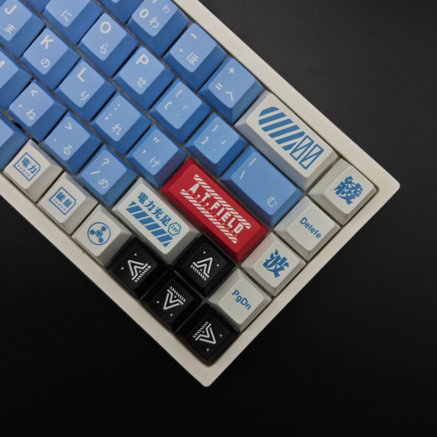 Eva Lilith Inspired Japanese Sub Cerry PBT Keycaps With PBT Storage Box