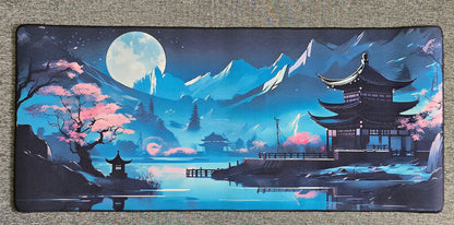 Sakura Night Scenery Premium Control Surface XXL Deskmat