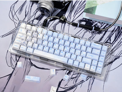 Nono Anime Snow Cherry 1.7mm Cherry PBT Mini Keycaps