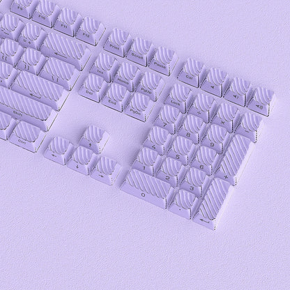 Purple Demon Wave OEM Side Printed Keycaps