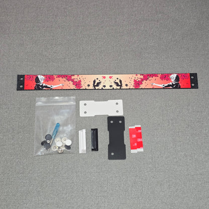 Anime Ribbon Straps with Adhesive And Installation Kit For Keyboard