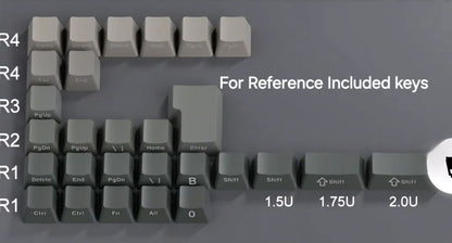 Womier Violet Shade Side Backlit  OEM PBT Keycaps