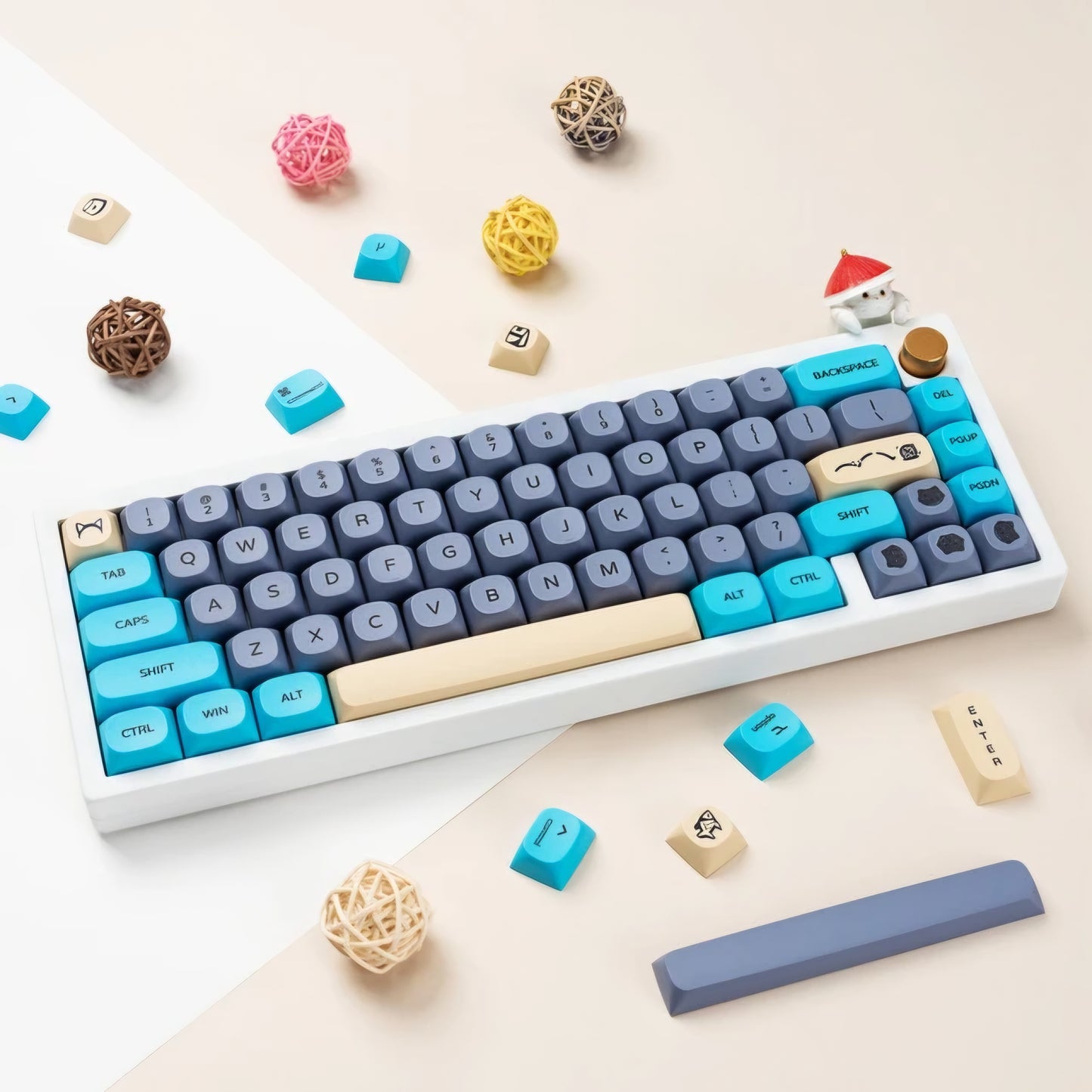 Blue Cat MA PBT Keycaps