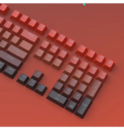 Top Backlit Lucky Strike OEM Doubleshot PBT Keycaps Box Packaging