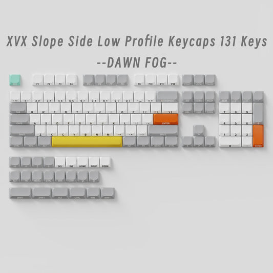 Dawn Fog Slope Low Profile Side Printed Keycap