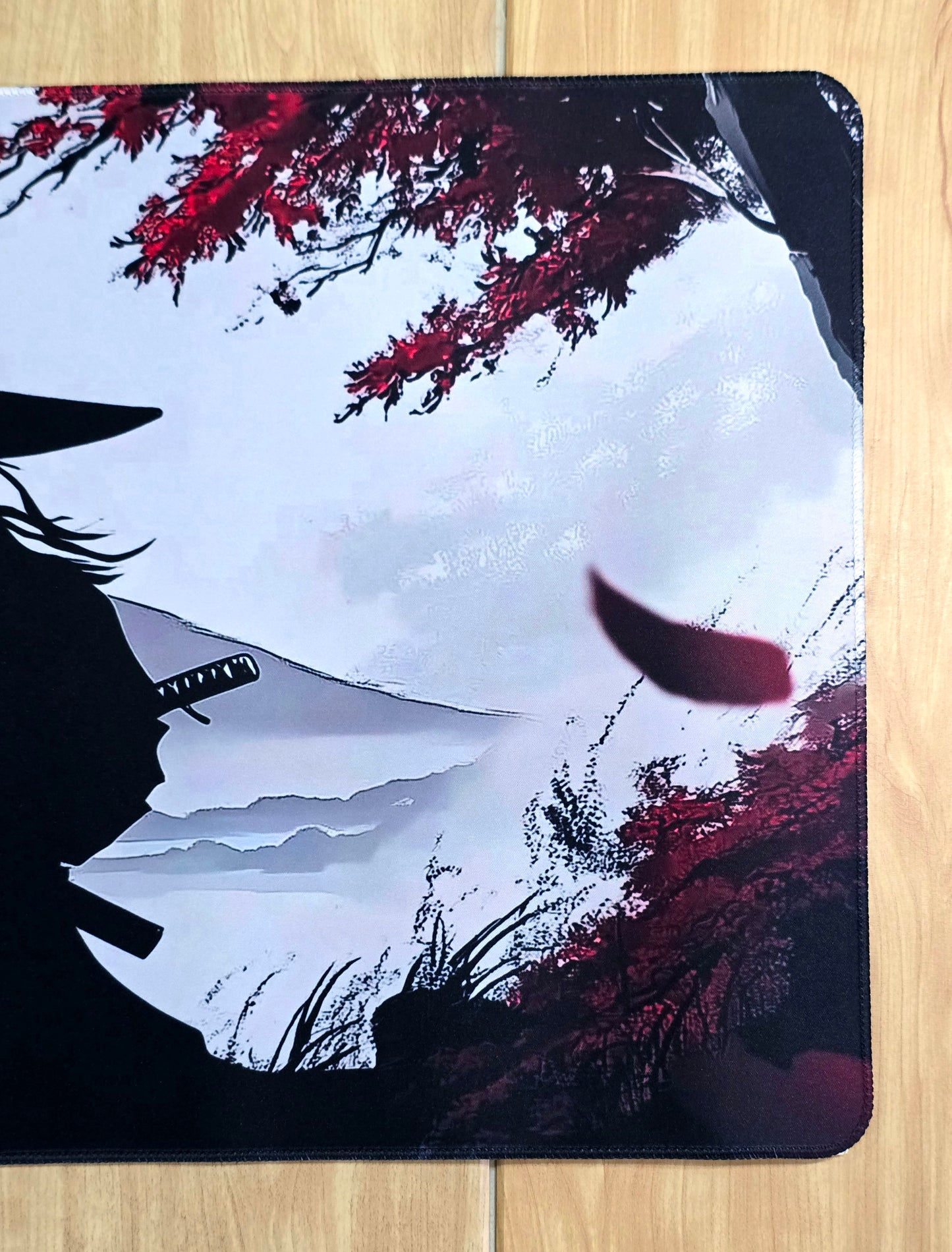 Samurai Warrior In Mountain Super Smooth XXL Deskmat