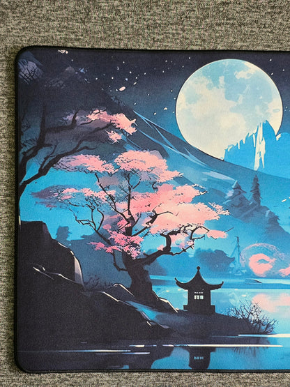 Sakura Night Scenery Premium Control Surface XXL Deskmat