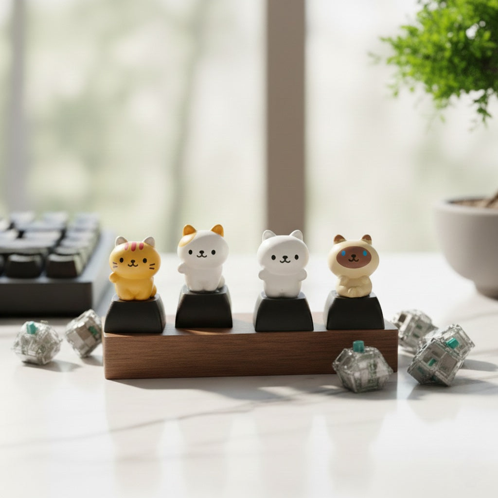 Miniature Kittens Artisan Keycaps