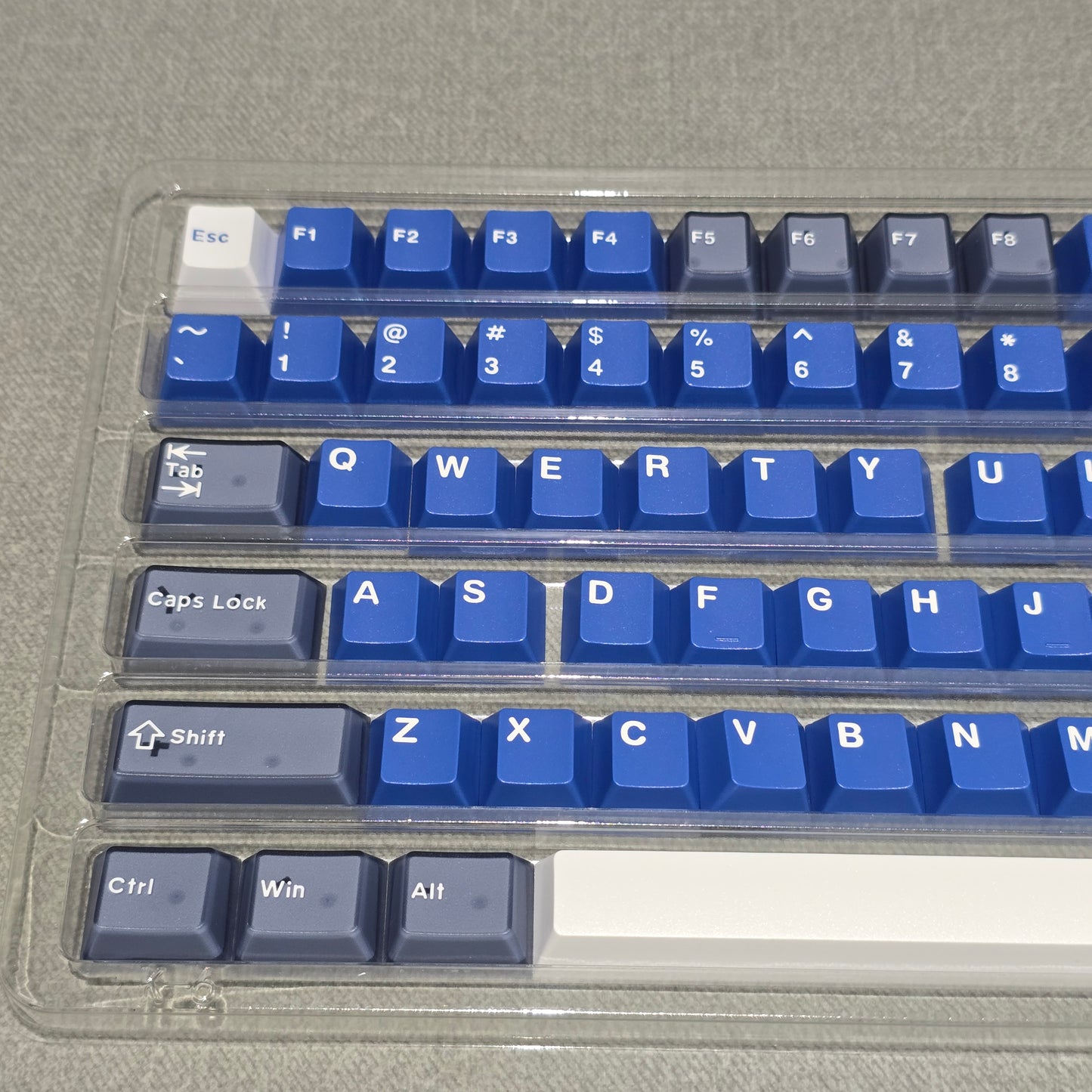 Jade Midnight Blue Quality Cherry Doubleshot Keycaps