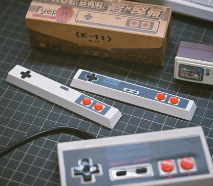 Retro Spacebar Keycaps Classic Controller-Shaped Space Bar ABS 6.25U OEM Profile