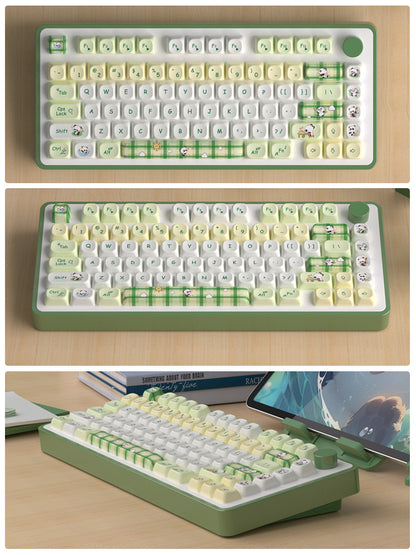 Secret Agent Panda MOA PBT Keycaps