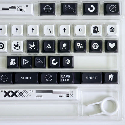 Counter Strike Print Stream XDA PBT Keycaps