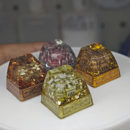 Ancient Egypt Temples Resin Handmade Artisan Keycap 1u