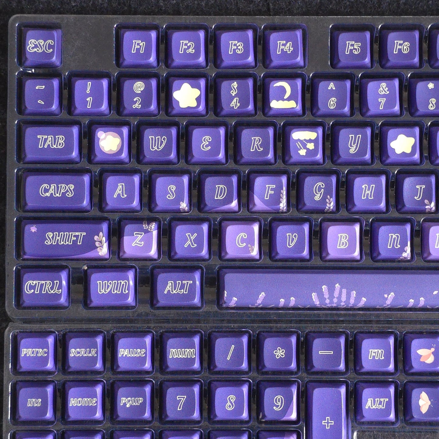 Lavender XDA PBT Keycaps