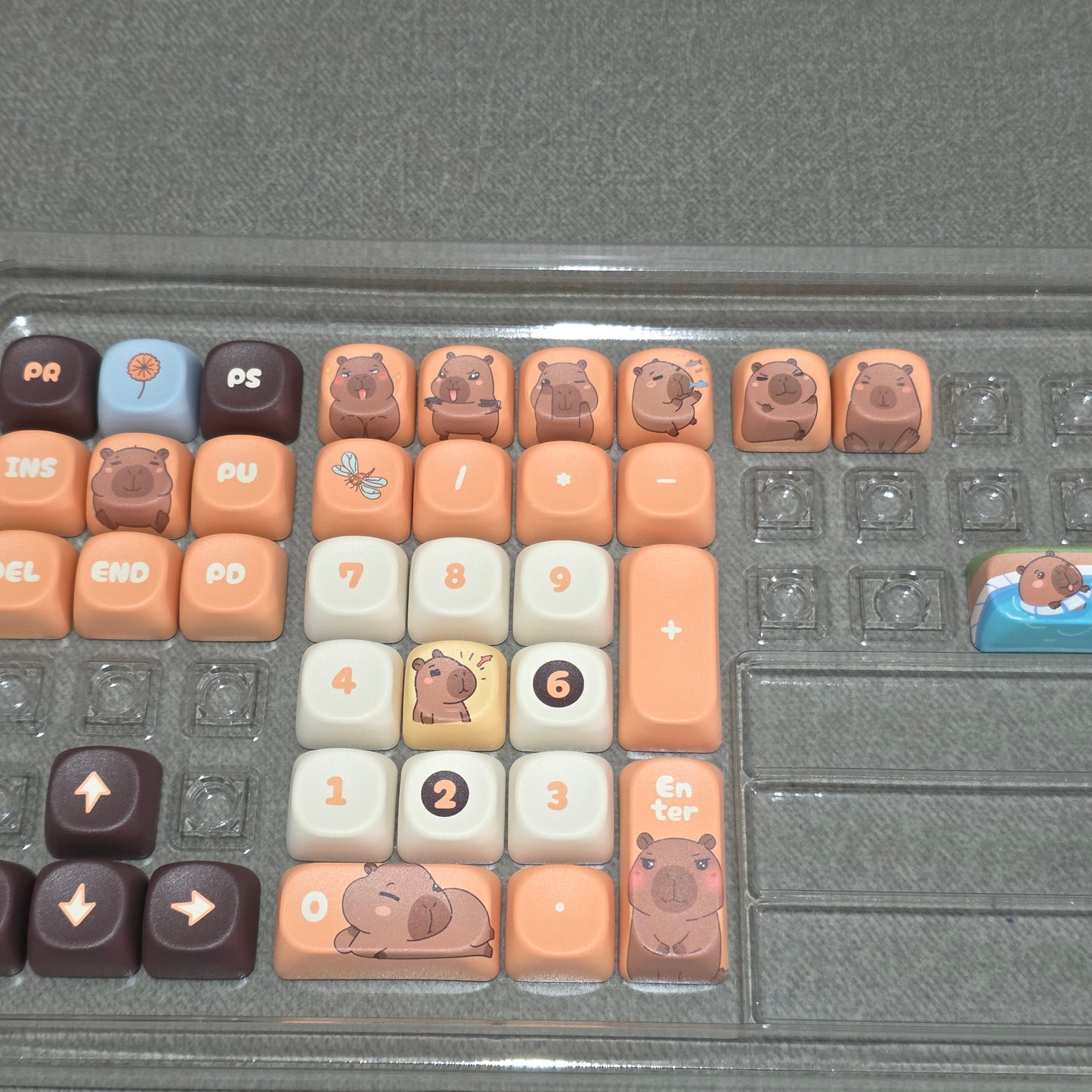 Capybara Dreams Quality MOA PBT Keycaps