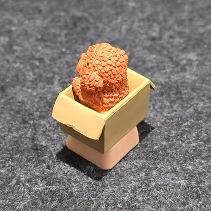 Puppy In Basket Resin Artisan Keycap