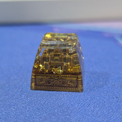 Ancient Egypt Temples Resin Handmade Artisan Keycap 1u