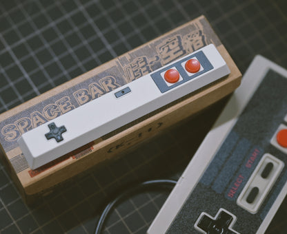 Retro Spacebar Keycaps Classic Controller-Shaped Space Bar ABS 6.25U OEM Profile