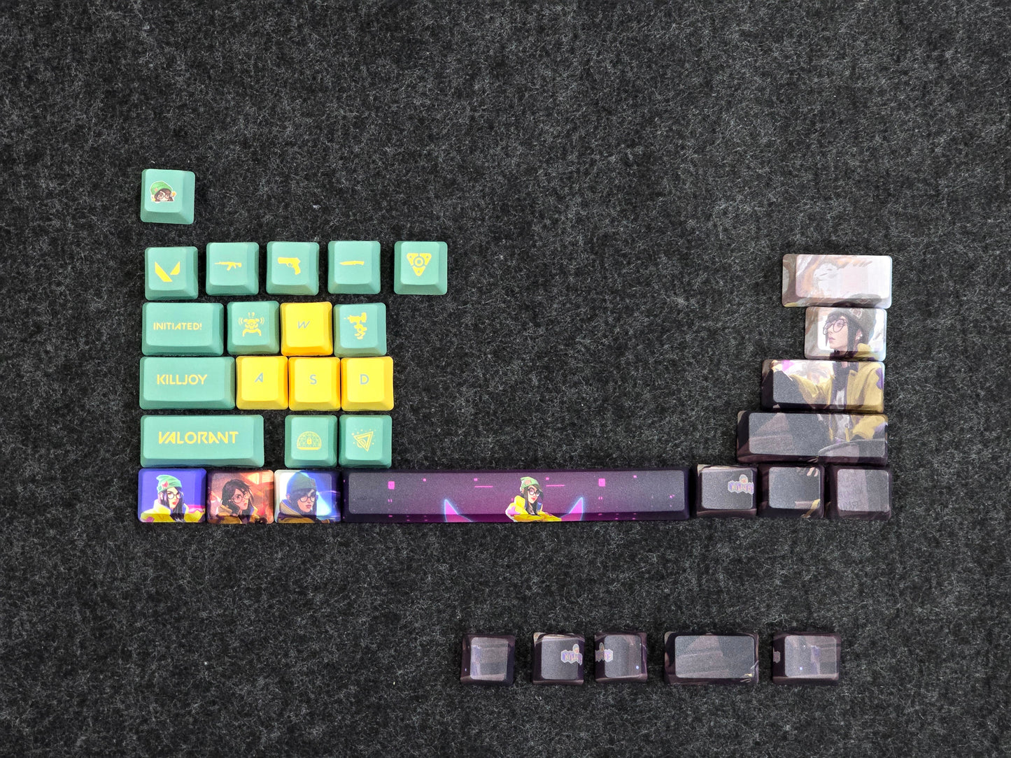 Valorant KILLJOY Special Edition High Quality Keycaps 33 Keys