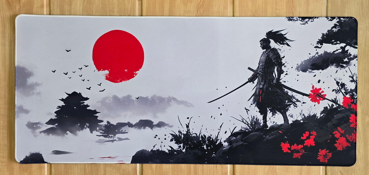 Samurai Fighter With Katana XXL Super Smooth Deskmat