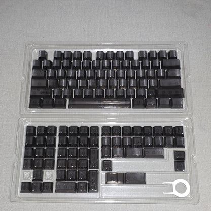 Crystal Blank Transparent Keycaps Full Set