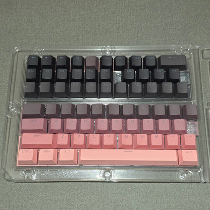 Sakura Noir Top Backlit OEM Keycaps