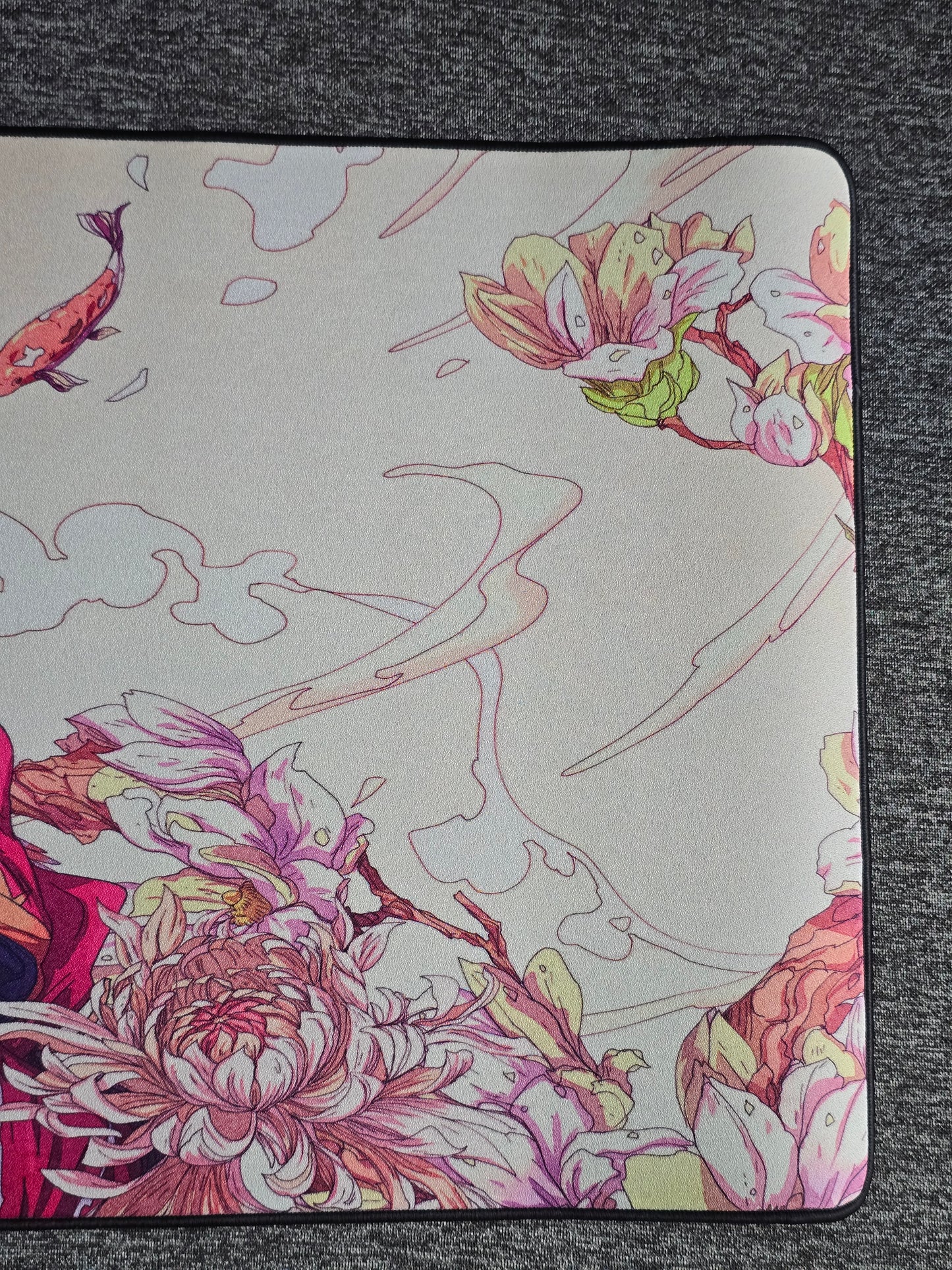 Samurai Cat Warrior Premium Control Surface XXL Deskmat