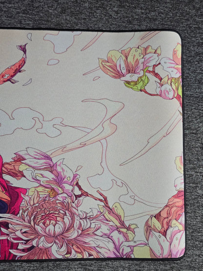 Samurai Cat Warrior Premium Control Surface XXL Deskmat